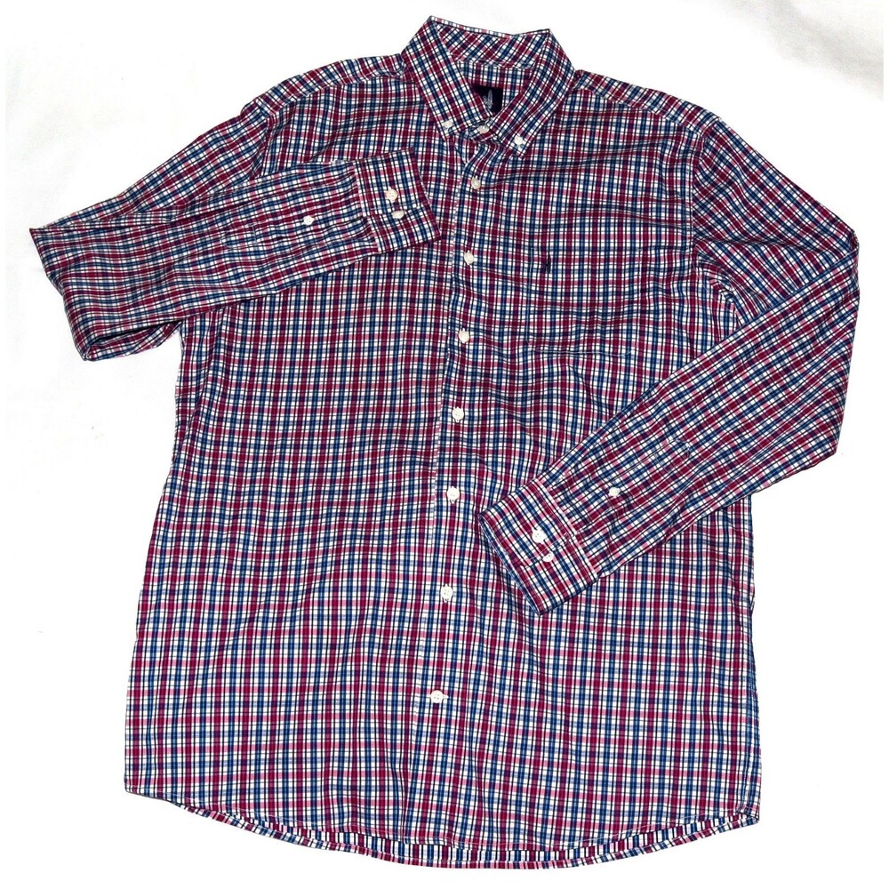 Johnnie O Men's Long Sleeve Button Down Shirt Bamboo Blend Stretch Amethyst